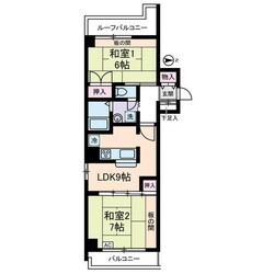 西大島駅 徒歩3分 7階の物件間取画像